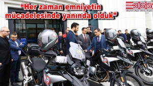 Bağcılar Belediyesi emniyete 10 motosiklet hibe etti