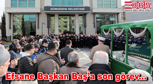 Güngören Kurucu Belediye Başkanı Yahya Baş son yolculuğuna uğurlandı