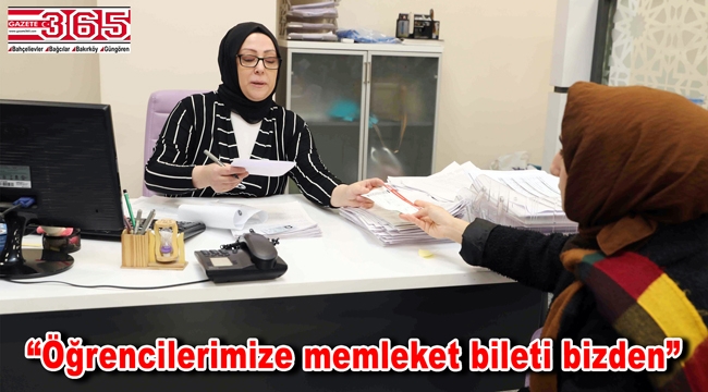 Ailesinden uzakta okuyan öğrencilere bilet desteği