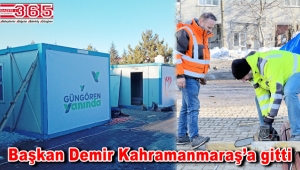 Güngören Belediye Başkanı Bünyamin Demir deprem bölgesinde…