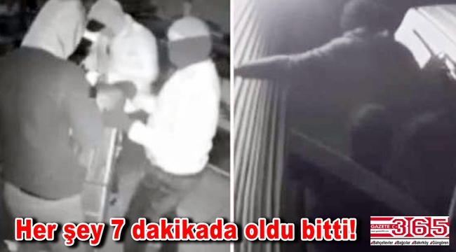 Güngören’de kar maskeli 5 hırsız büfe soydu