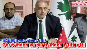 Gelecek Partisi İlçe Başkanı Metin Erkol istifa etti!
