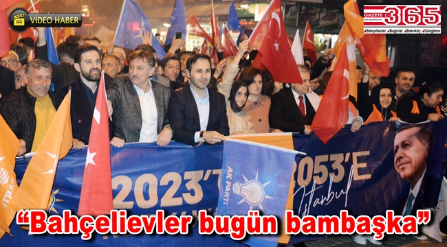 AK Parti Bahçelievler'in '2023'ten 2053'e Kutlu Yürüyüş' programına yoğun katılım
