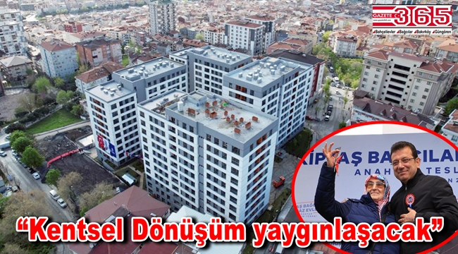 Bağcılar'daki 'Kiraz Evler' projesinde anahtarlar teslim edildi