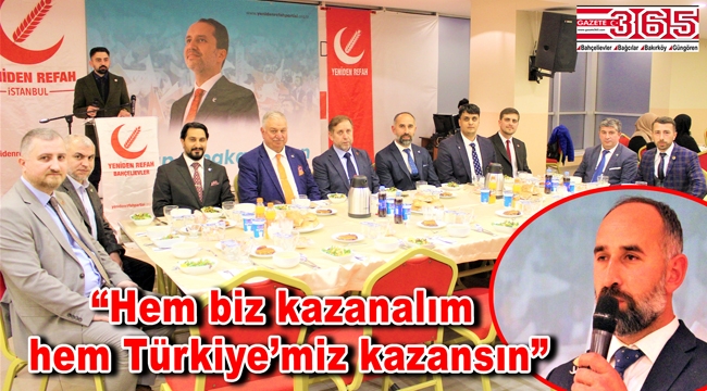 Yeniden Refah Partisi Bahçelievler Teşkilatı iftarda buluştu