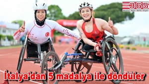 Bağcılarlı milli para atletler İtalya Grand Prix'sini 5 madalyayla tamamladı