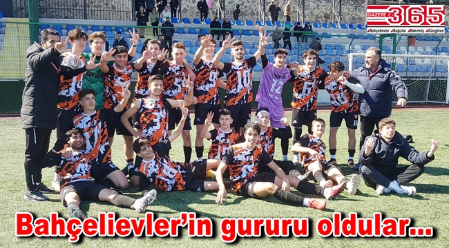 Bahçelievler Futbol Atletik Spor Kulübü şampiyon oldu!