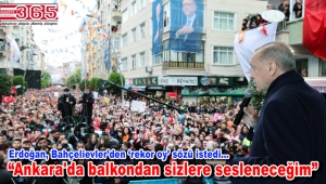 Cumhurbaşkanı Erdoğan Bahçelievler'de vatandaşlarla buluştu