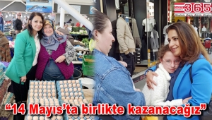 İYİ Partili Milletvekili Adayı Şule Ersoy seçmenin kalbine dokunuyor