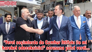Yeniden Refah Partisi Genel Başkanı Fatih Erbakan Bağcılar'a geldi 