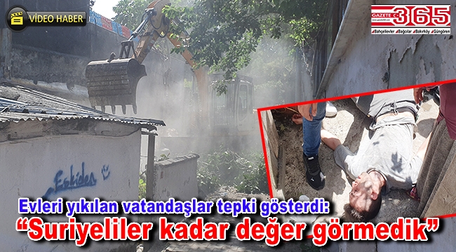 Bakırköy'deki yıkımda gergin anlar yaşandı