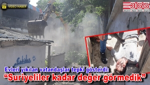 Bakırköy'deki yıkımda gergin anlar yaşandı