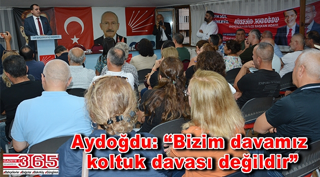 Hüseyin Aydoğdu CHP Bahçelievler İlçe Başkan Adaylığını açıkladı