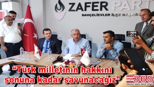 Zafer Partisi Bahçelievler İlçe Başkanlığı açıldı