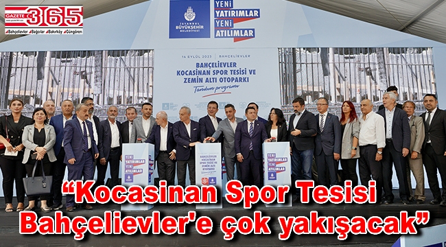 Kocasinan Spor Tesisi ve Zemin Altı Otoparkı Tanıtım Programı düzenlendi