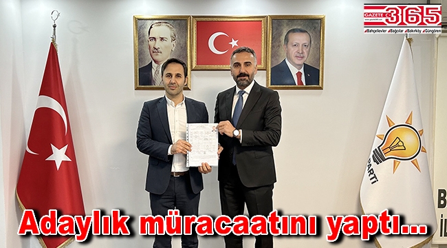 Baki Aktaş AK Parti'den Bahçelievler Belediye Başkan Aday Adayı oldu