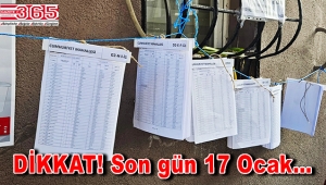 Seçmen listeleri askıya çıkarıldı