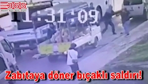 Bağcılar'da zabıtaya döner bıçaklı saldırı!