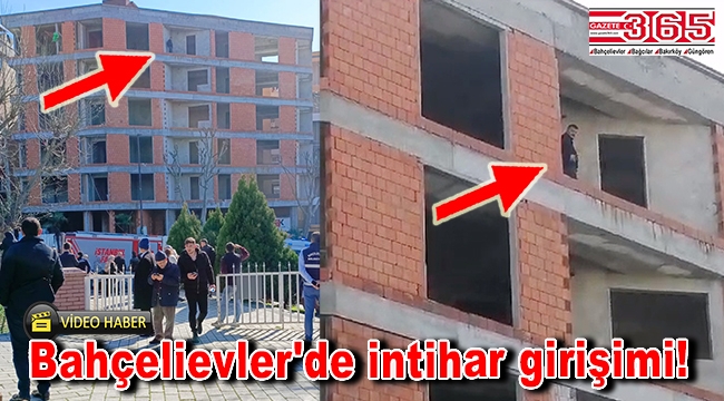 Bahçelievler'de eski belediye çalışanından intihar girişimi!