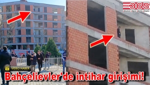 Bahçelievler'de eski belediye çalışanından intihar girişimi!