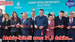 Ataköy-İkitelli metro hattının tamamı açıldı