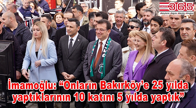 Bakırköy Cumhuriyet Meydanı törenle açıldı