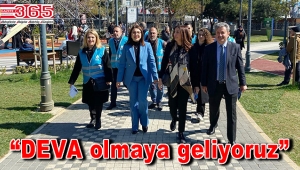 DEVA Partisi Bahçelievler Adayı Nalan Ilgın esnaf ve vatandaşla buluşuyor