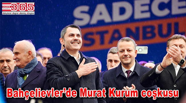 Murat Kurum Bahçelievler'de vatandaşlarla buluştu
