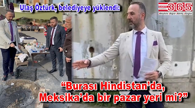 Zafer Partisi Bahçelievler Adayı Av. Ulaş Öztürk'ten belediyeye semt pazarı tepkisi…