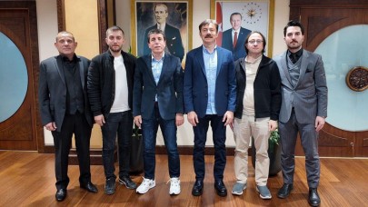 Halili Köyü Derneği’nden Başkan Bahadır’a ziyaret