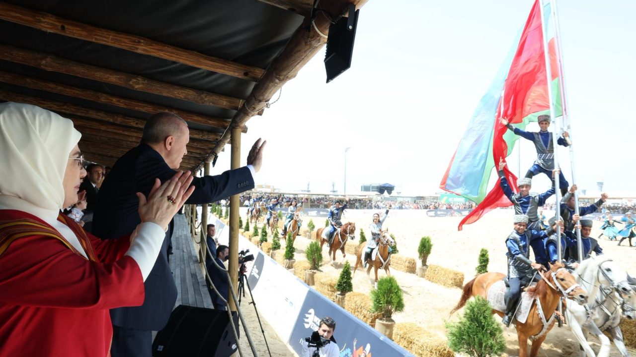 Cumhurbaşkanı Erdoğan'dan Etnospor ziyareti...