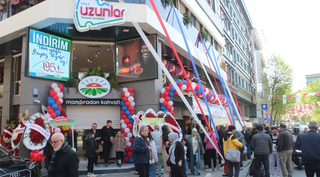 Uzunlar Peynircilik'in yeni şubesi Şirinevler'de açıldı
