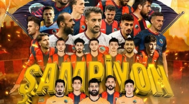 Şampiyon Mardin 1969 Spor kupasını aldı