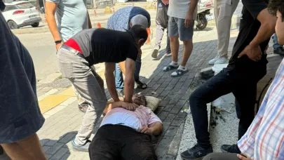 Sıcaktan bayıldı, hastaneye kaldırıldı