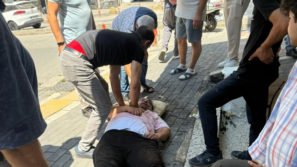 Sıcaktan bayıldı, hastaneye kaldırıldı