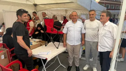Türk Kızılayı’nın kan bağışı kampanyasına Zafer Mahallesi desteği