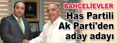 Ayhan Kaya, adaylık başvurusunu yaptı