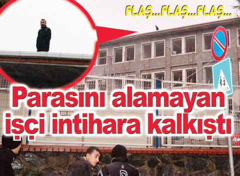 Siyavuşpaşa'da intihar girişimi