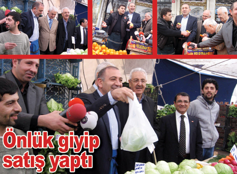 CHP Bahçelievler İlçe Örgütü esnafı dinliyor