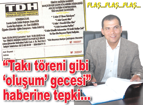 TDH Bahçelievler, TV, altın, parfüm ve hediye çeki dağıttı iddiası…