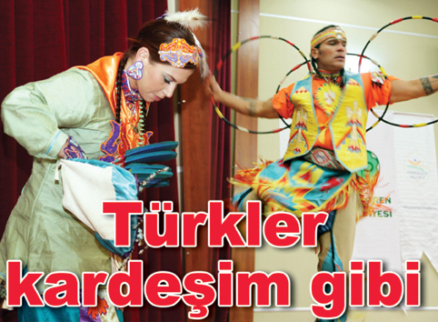 Güngören'de Kızılderili şov
