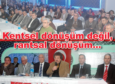 Bağcılar CHP'den kentsel dönüşüm paneli