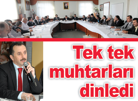 Muhtarlar, vatandaş ile belediye arasında iletişimi sağlıyor