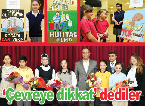 Güngören'de öğrenciler fırçalarını konuşturdu