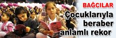 4 bin anne çocuklarıyla birlikte kitap okuma rekoru kırdı