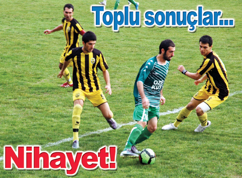 Süper Amatör ve 1. Amatör Küme haftalık maç sonuçları
