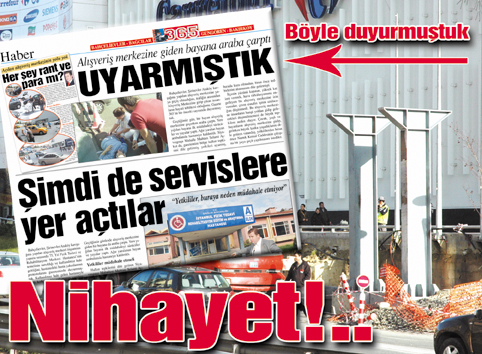 Haberimiz ses getirdi... Üst geçit yapılıyor