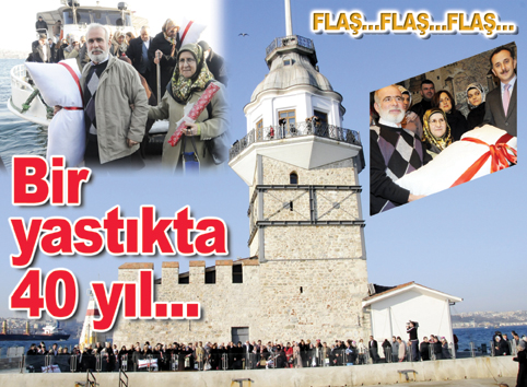 Dedeler ve ninelerin Kız Kulesi keyfi