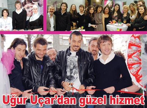 Bahçelievler'in yetiştirdiği yıldız futbolcu Uğur Uçar, Güzellik Merkezi açtı