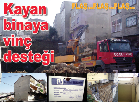 Bağcılar'daki inşaat çalışması nedeniyle binalar çökme tehlikesi yaşıyor